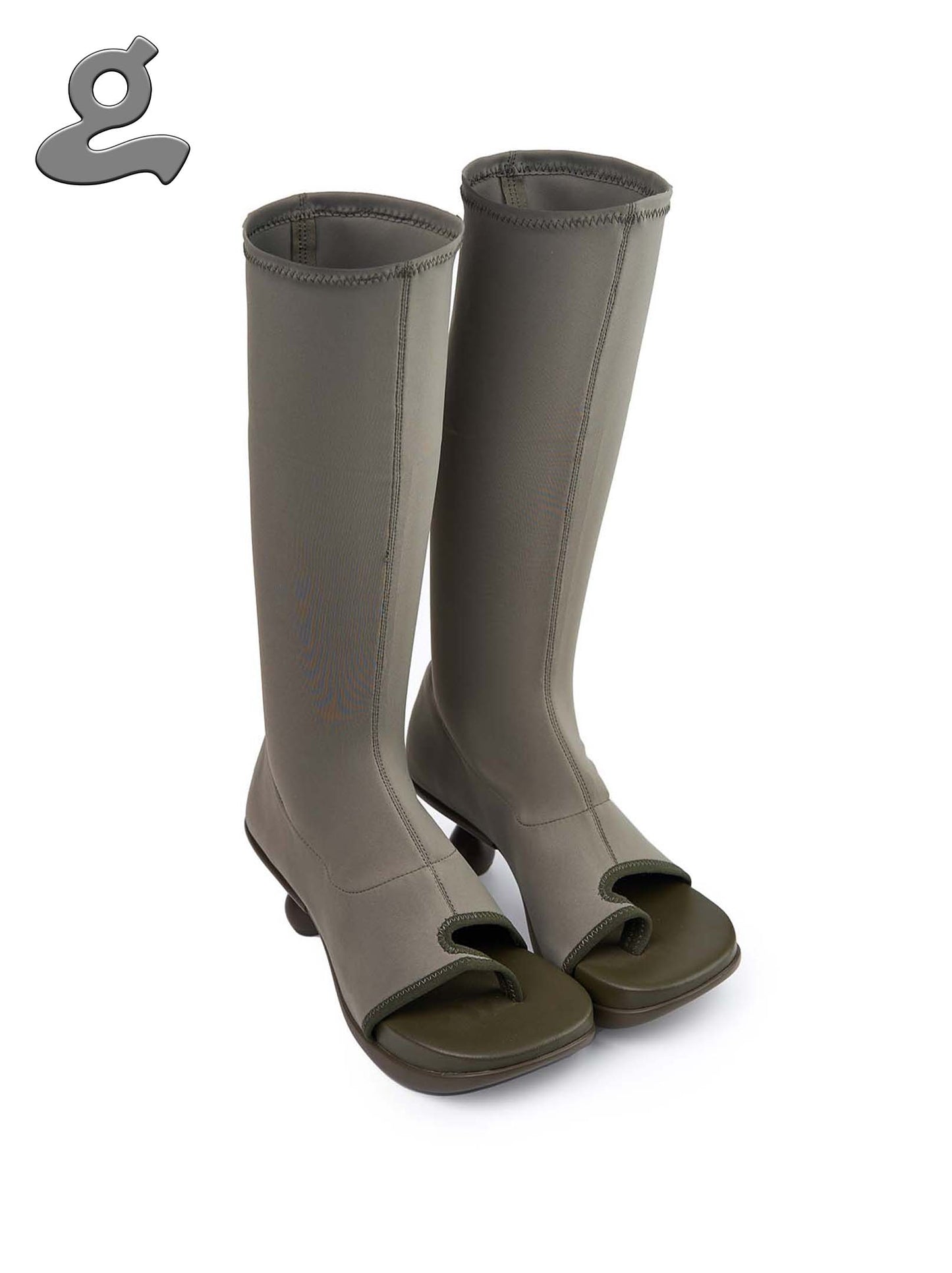 Green sunscreen socks sandals