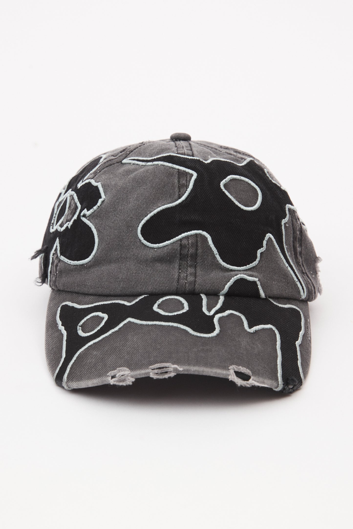 LOOKE DENIM APPLIQUE BASEBALL CAP