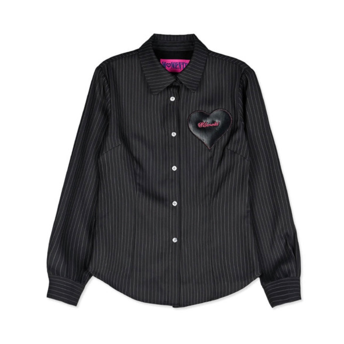 Heart Velcro Stripe Shirt