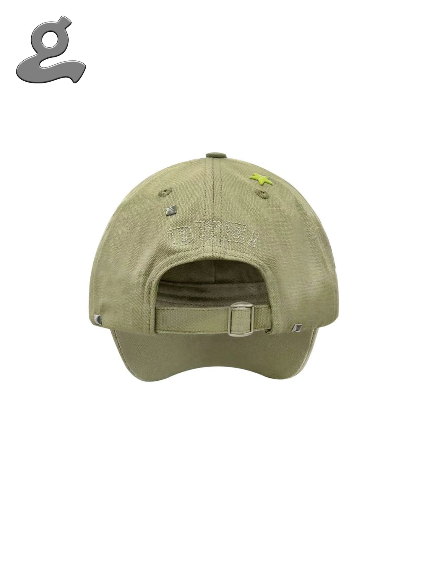 Star Stud Canvas Baseball Cap