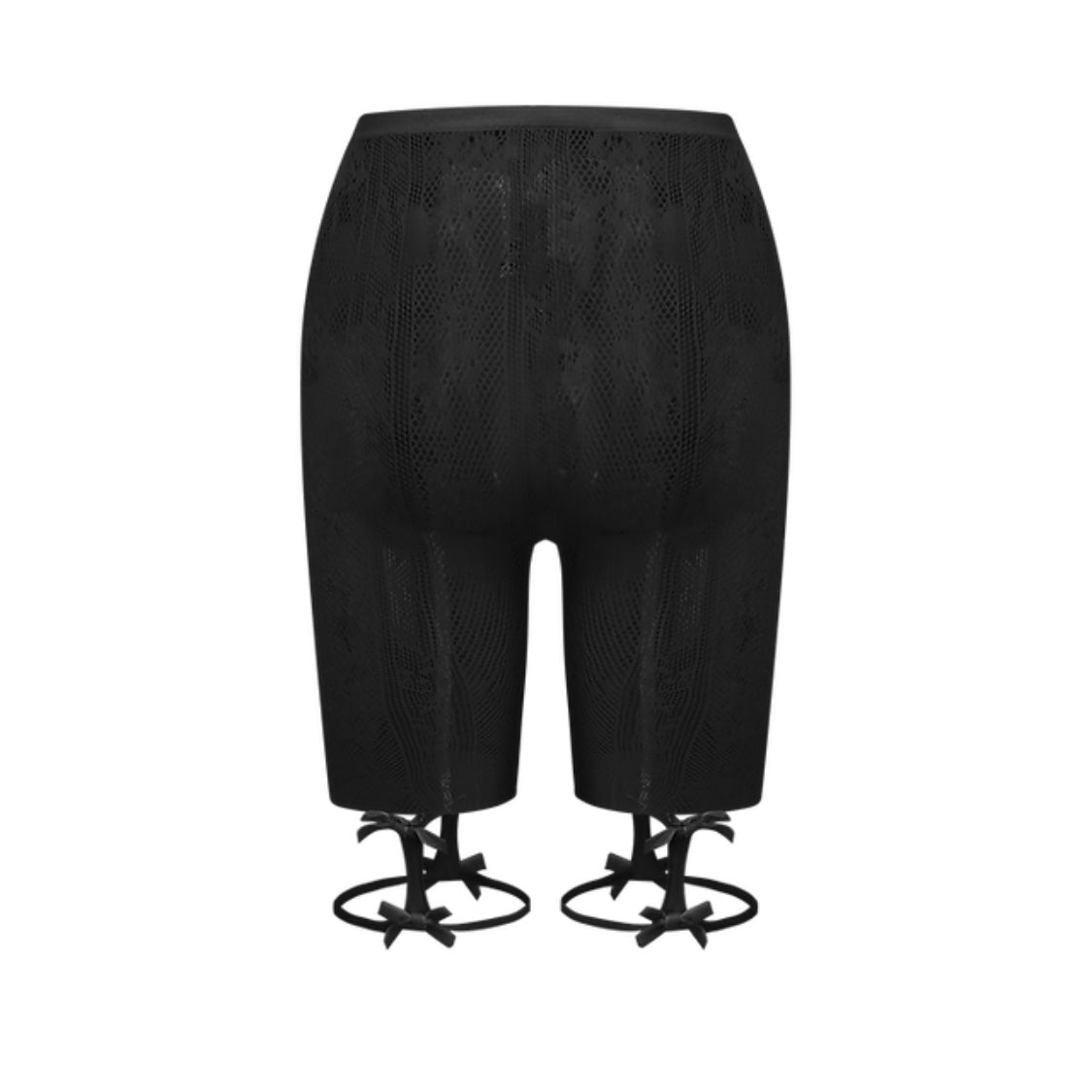 Nodress black Bowknot lace short leggings