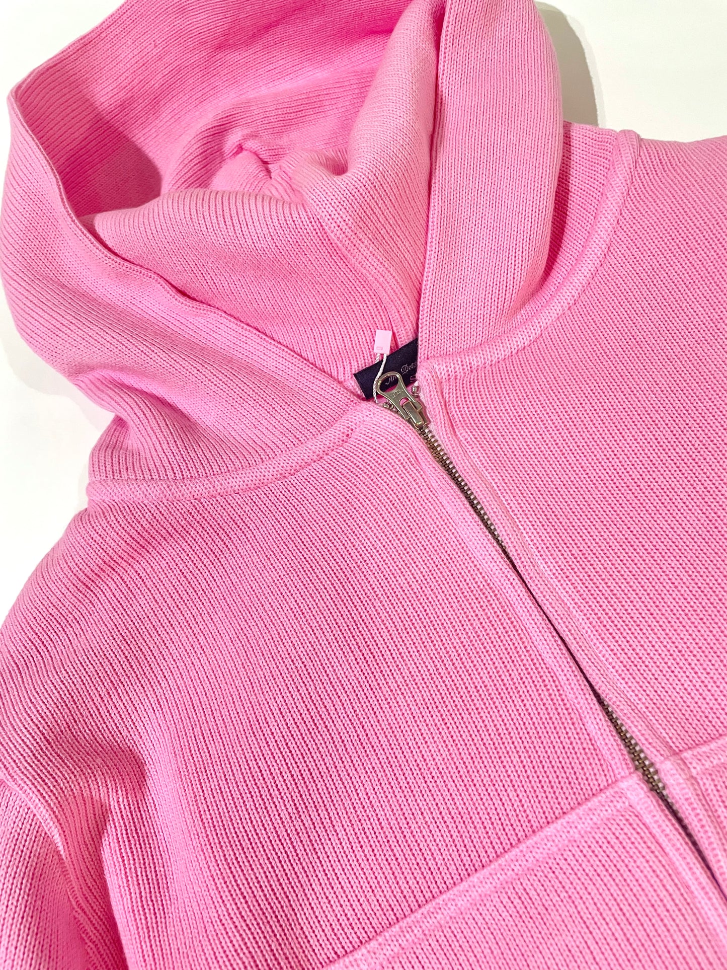 BALLOON HOODIE RIB KNIT