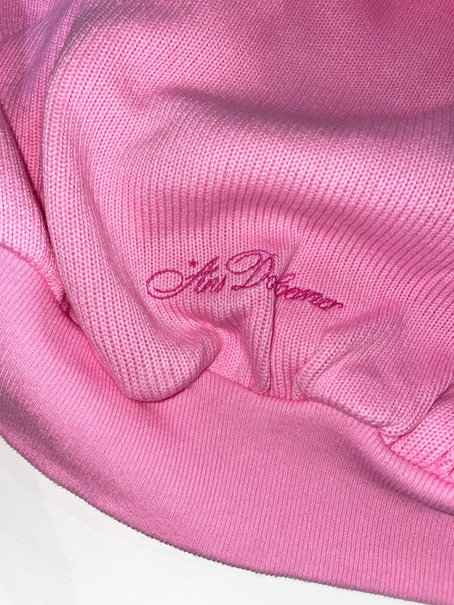 BALLOON HOODIE RIB KNIT