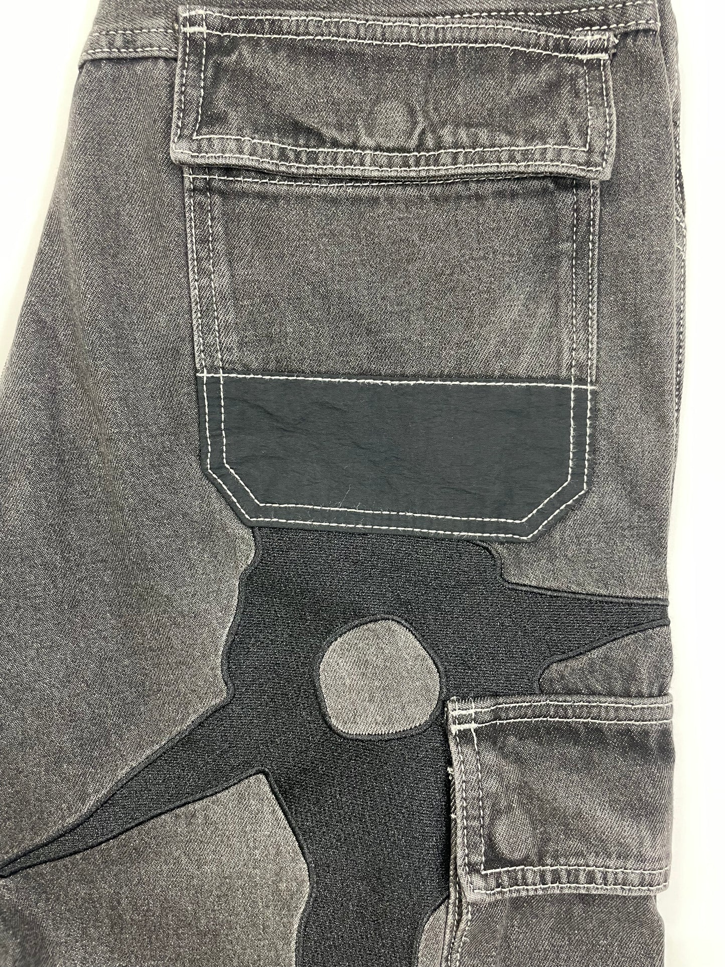 RATCHET WIDE LEG JEANS