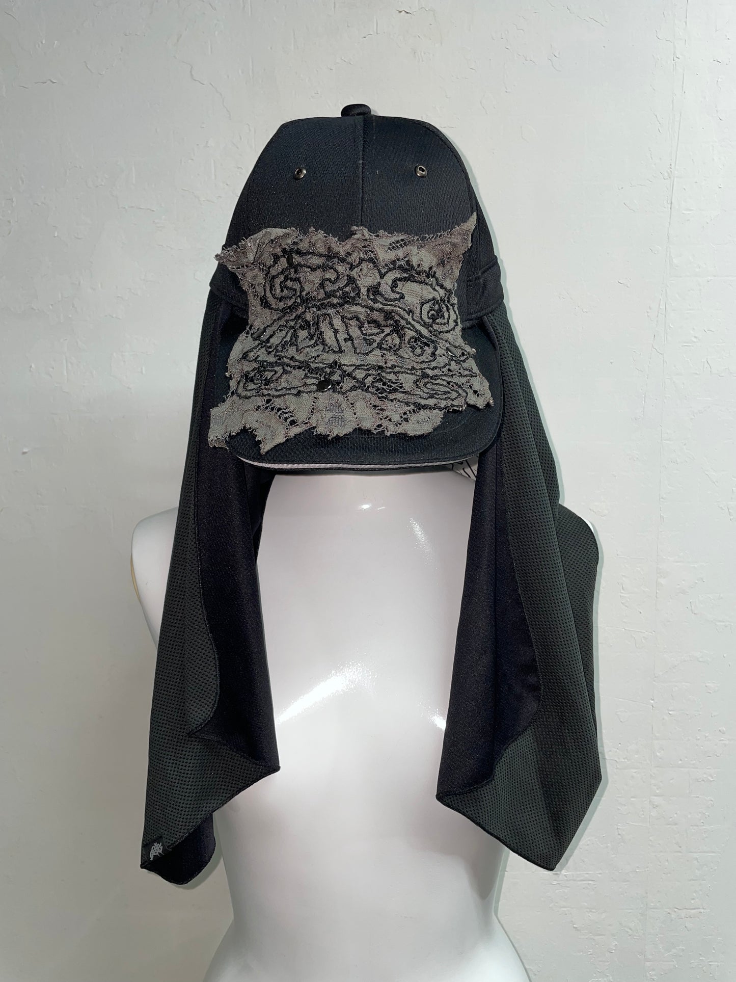 broken lace patch utility cap
