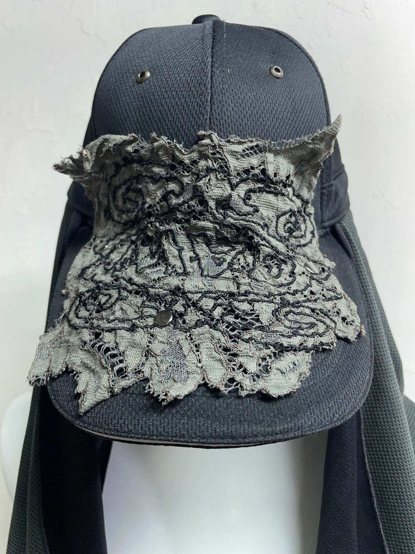 broken lace patch utility cap
