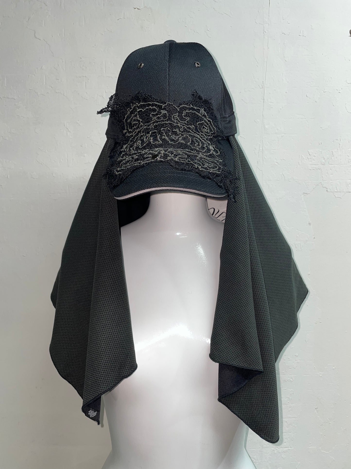 broken lace patch utility cap