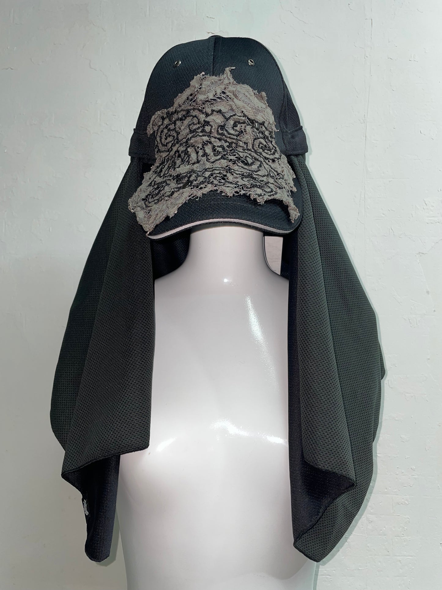 broken lace patch utility cap