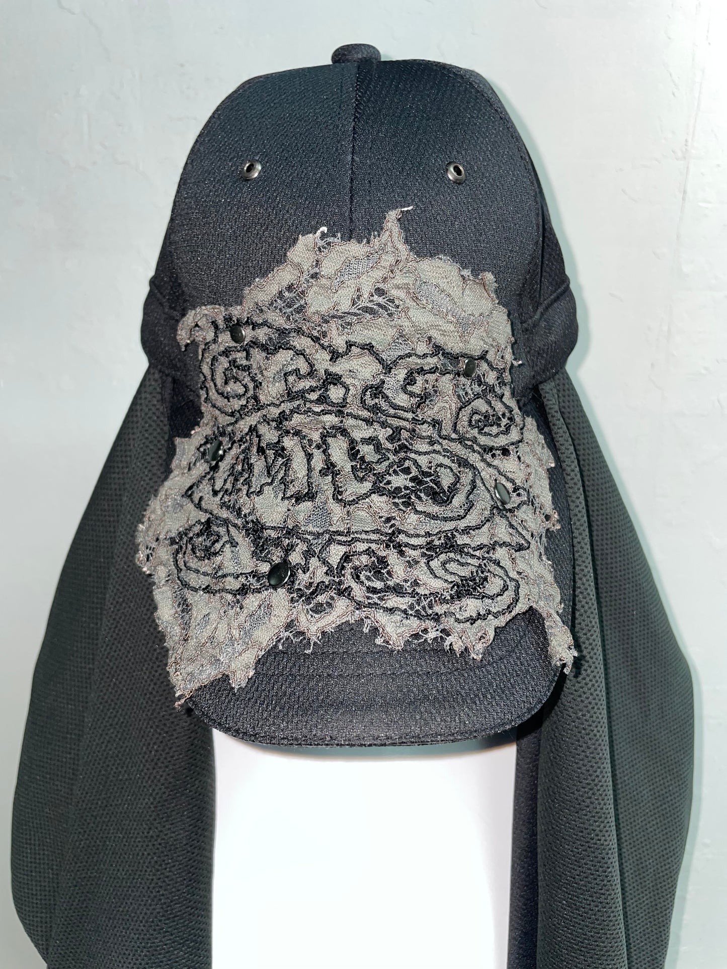 broken lace patch utility cap