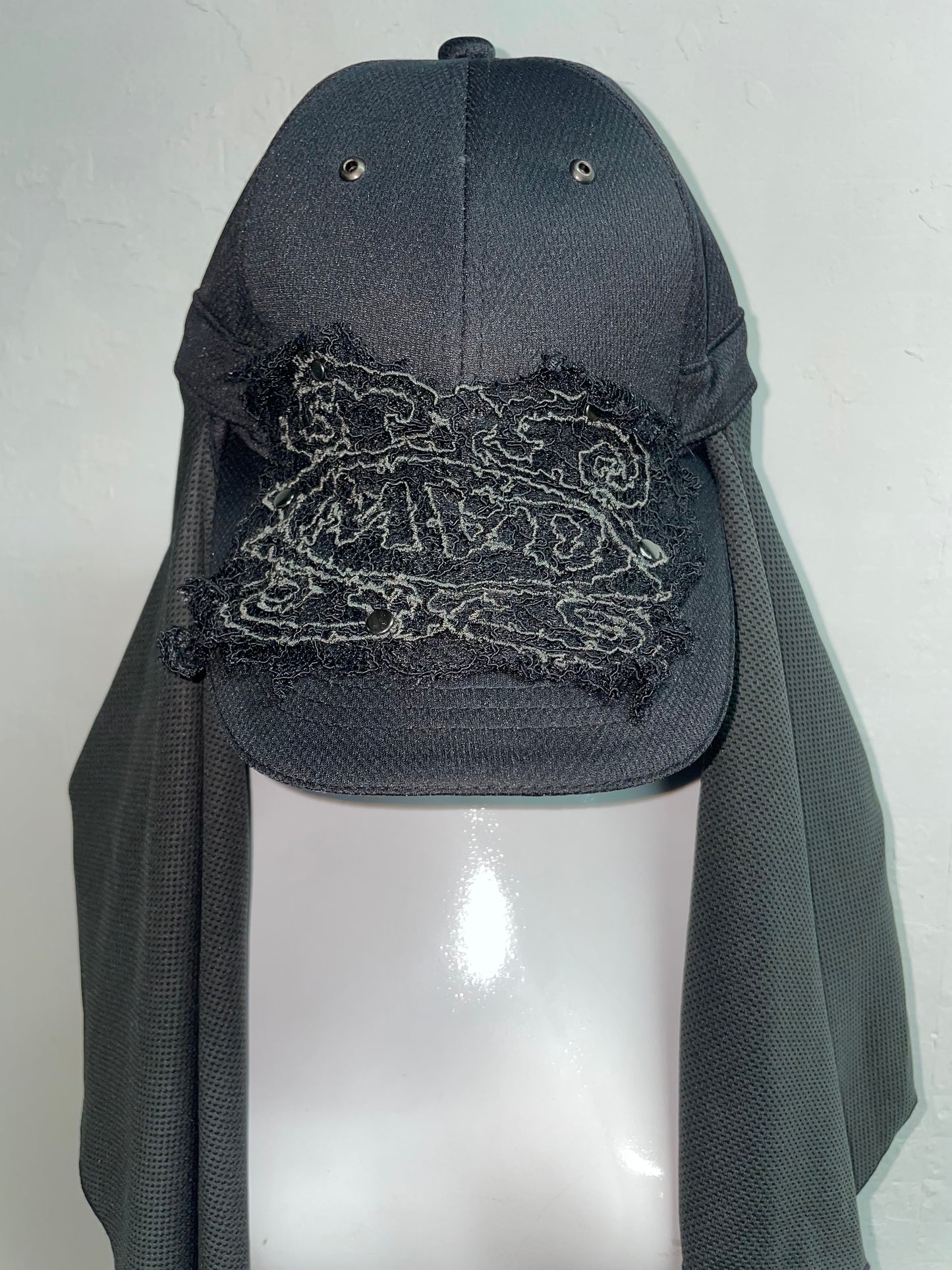 broken lace patch utility cap