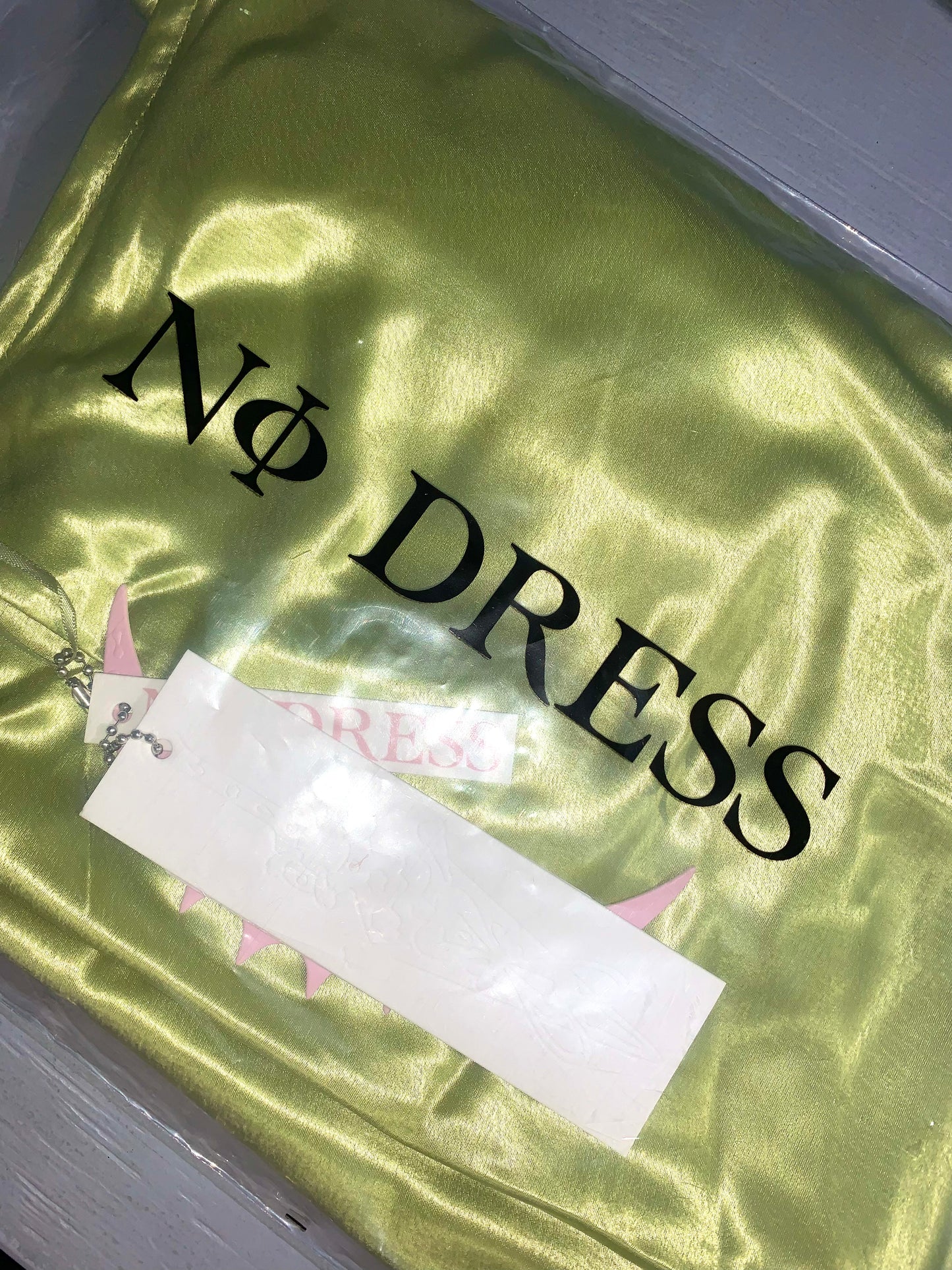 Satin slim long skirt