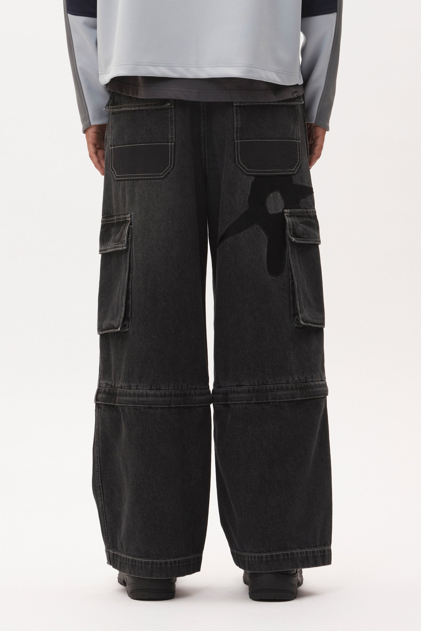 RATCHET WIDE LEG JEANS