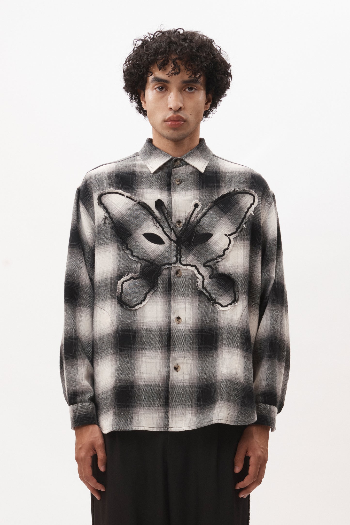 ALIEN KISS CHECK OVER SHIRT