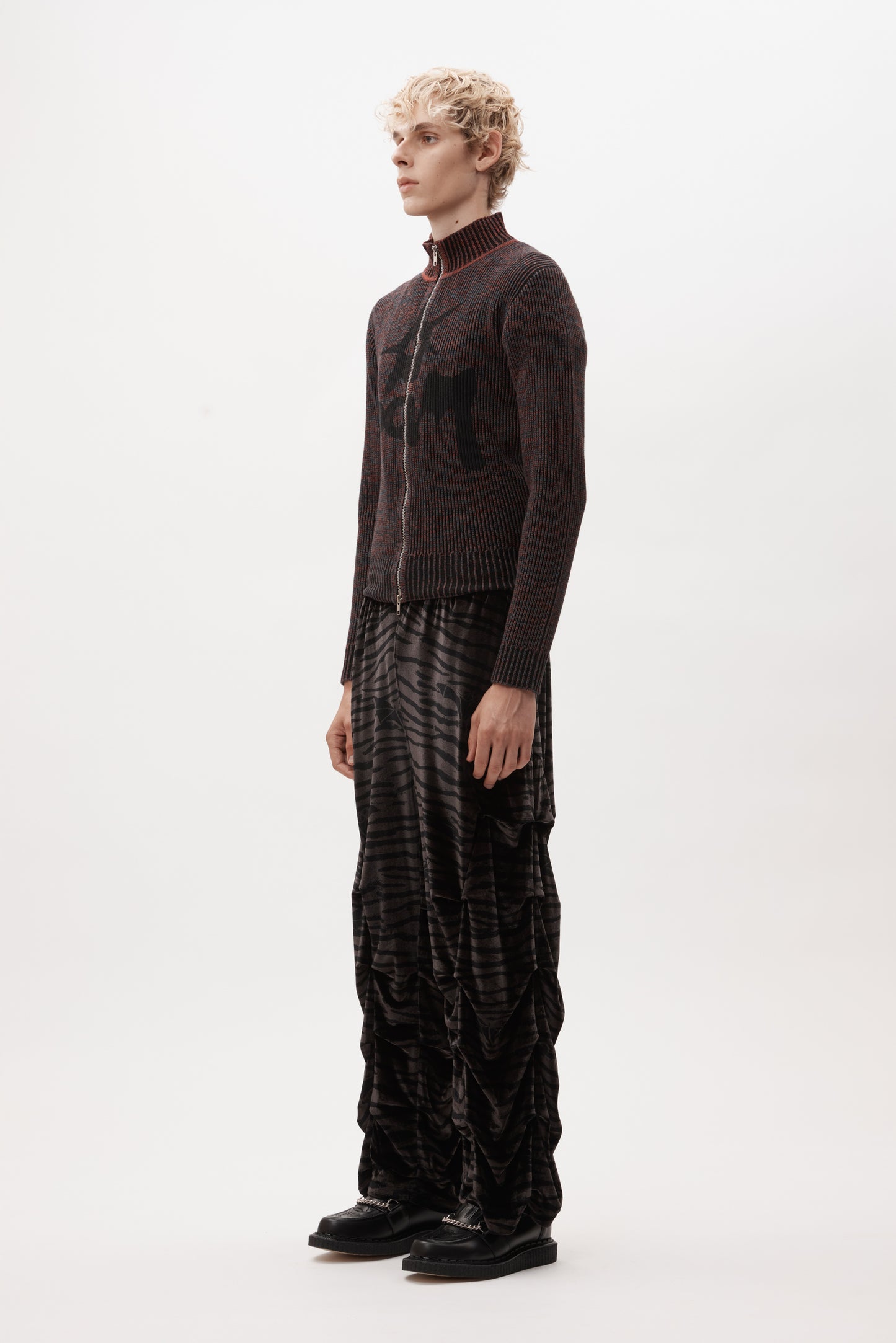 URCHIN STEADFAST ZIP THRU KNIT