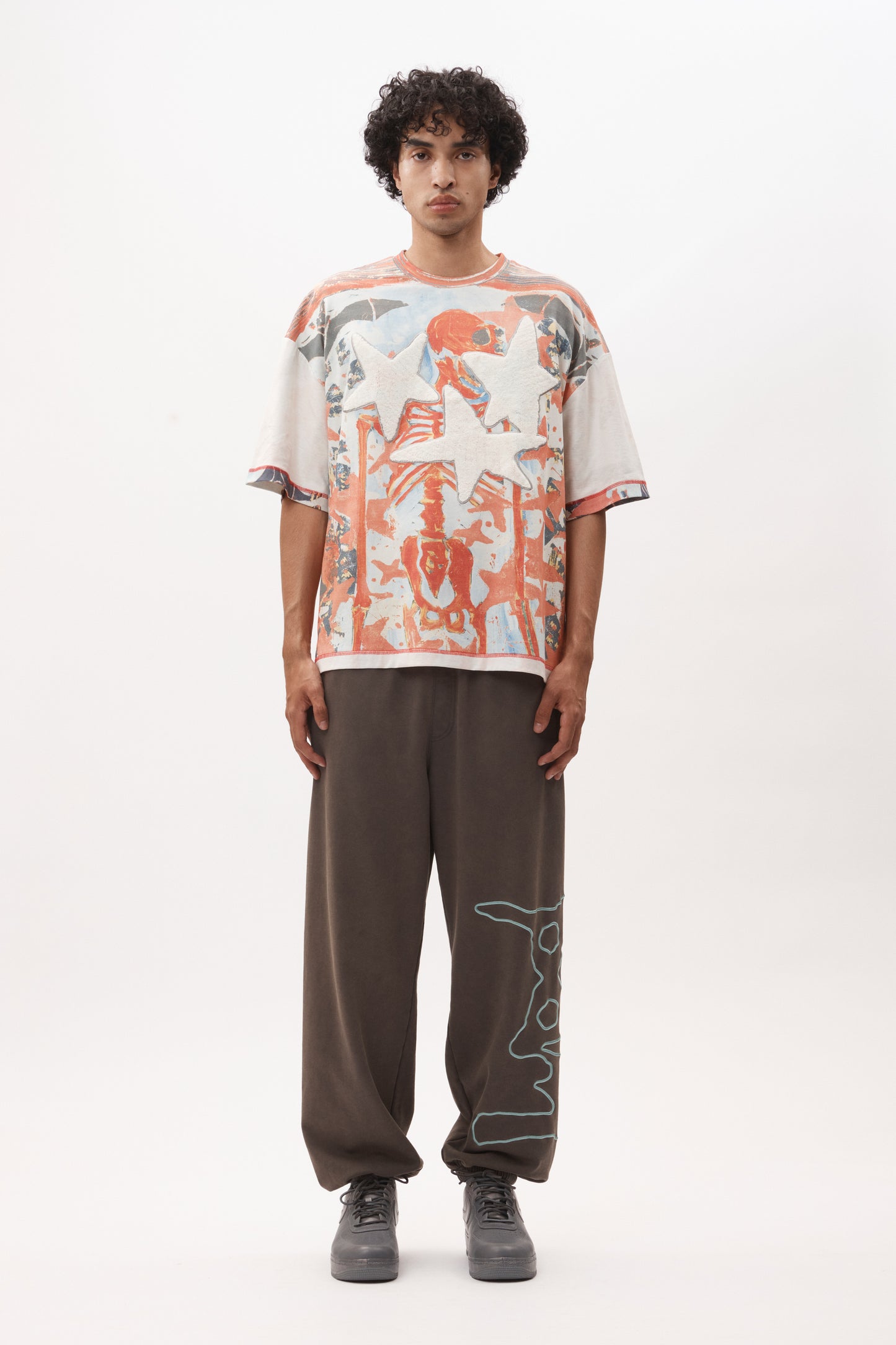 SAND SCRIPT SWEATPANT