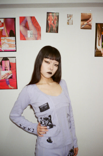 XEROX POINTELLE CARDIGAN