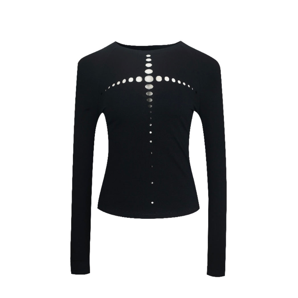 Cross Shaped Laser cut T-shirt