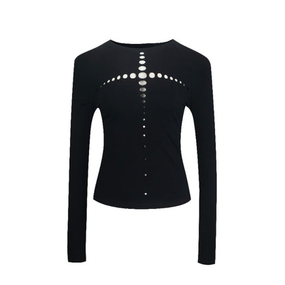 Cross Shaped Laser cut T-shirt