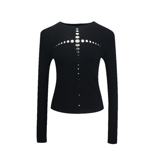 Cross Shaped Laser cut T-shirt
