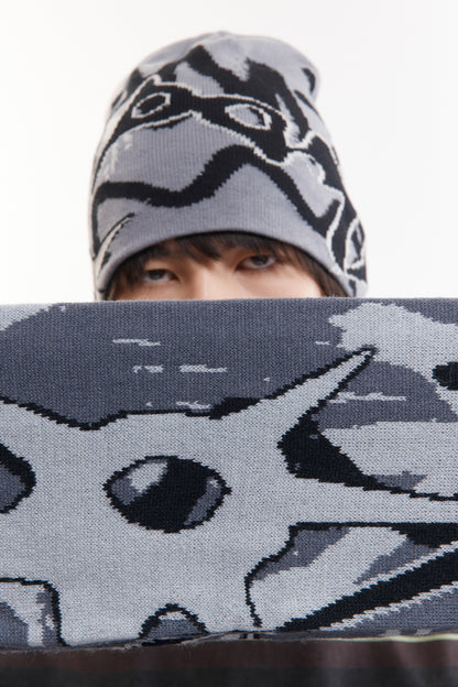 MULTI SHOT URCHIN BONNET SCARF