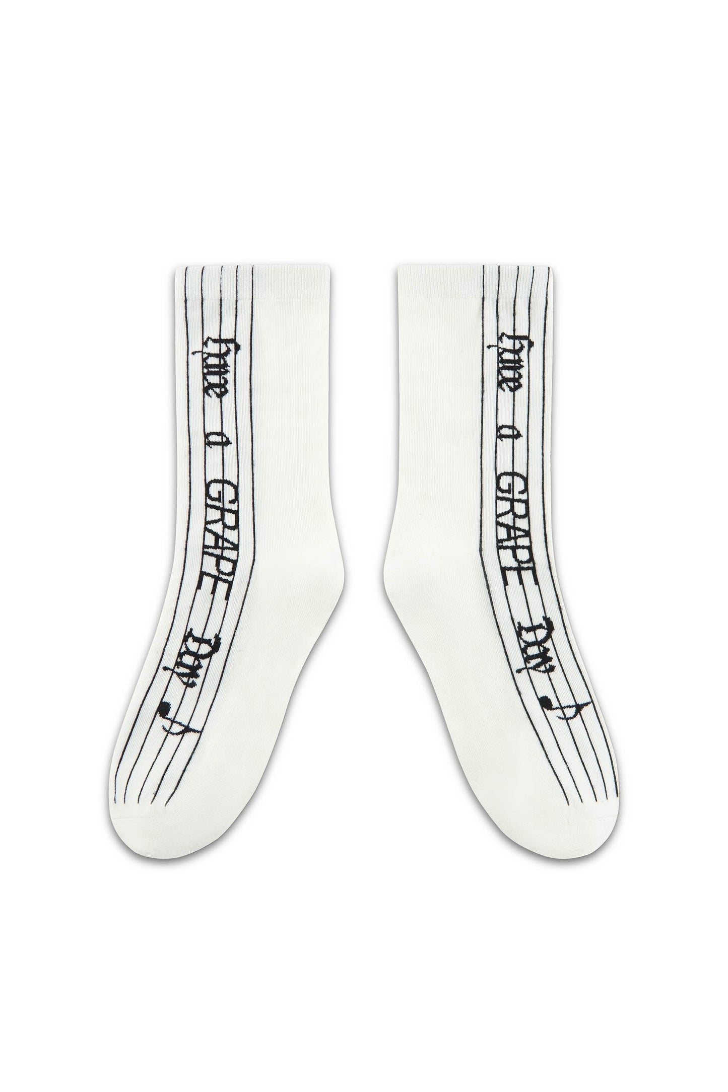 Slogan Crew Socks
