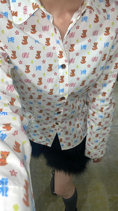 Full Printed Bear Shirt