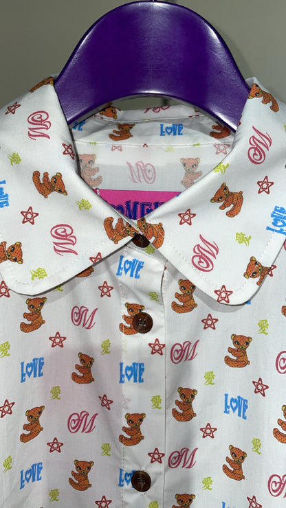 Full Printed Bear Shirt