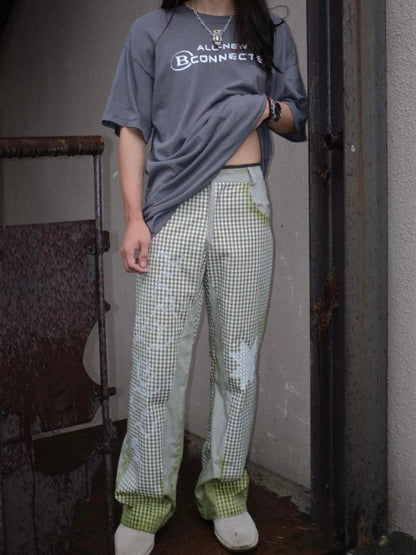 Gingham pants