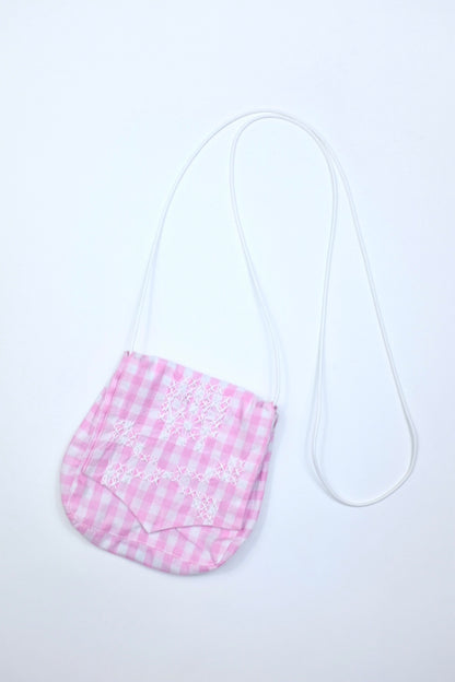 Gingham mini bag