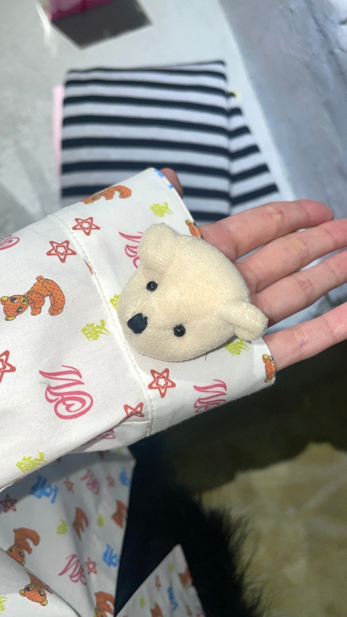 Full Printed Bear Shirt