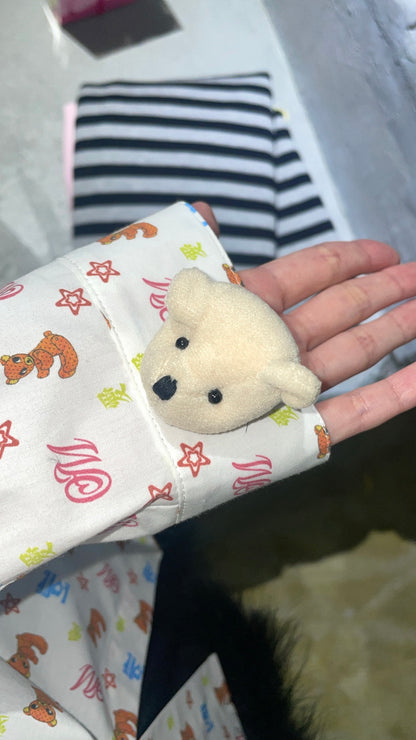 Full Printed Bear Shirt