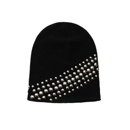 Gradiant Effect Silver Diamond Embellishment Beanie