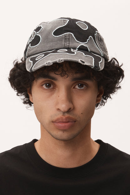 LOOKE DENIM APPLIQUE BASEBALL CAP