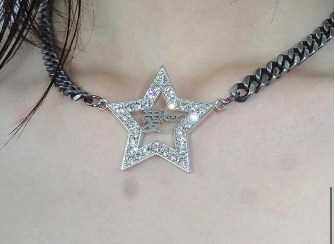 1995 Love Star Cubic Necklace