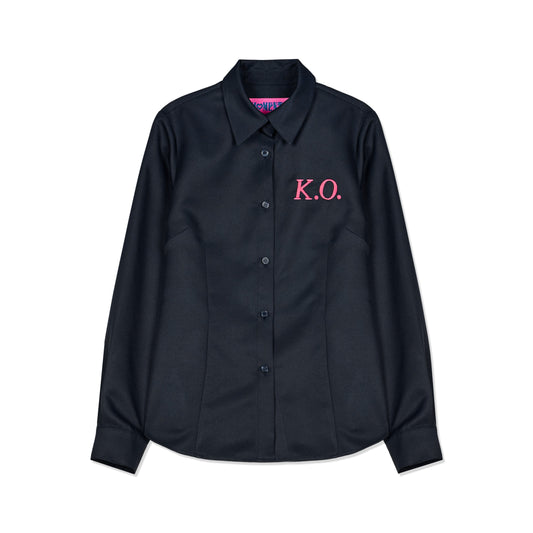 boxing K.O navy shirt