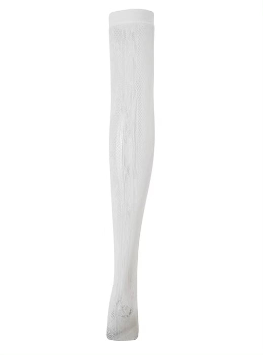 White Bow White Lace Ankle Socks