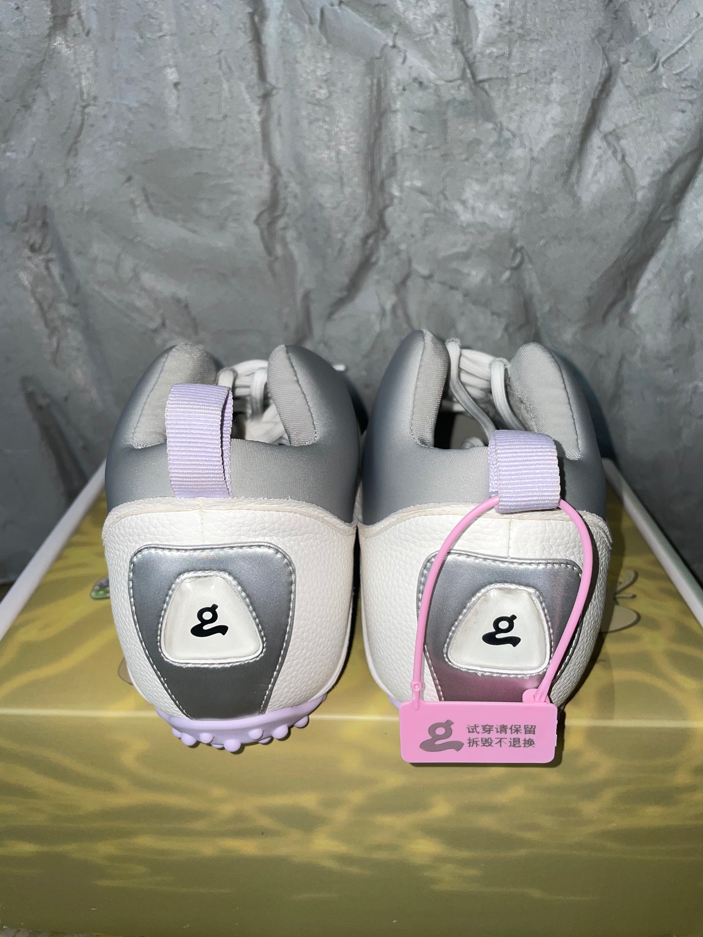 White Bow Basketball Shoes