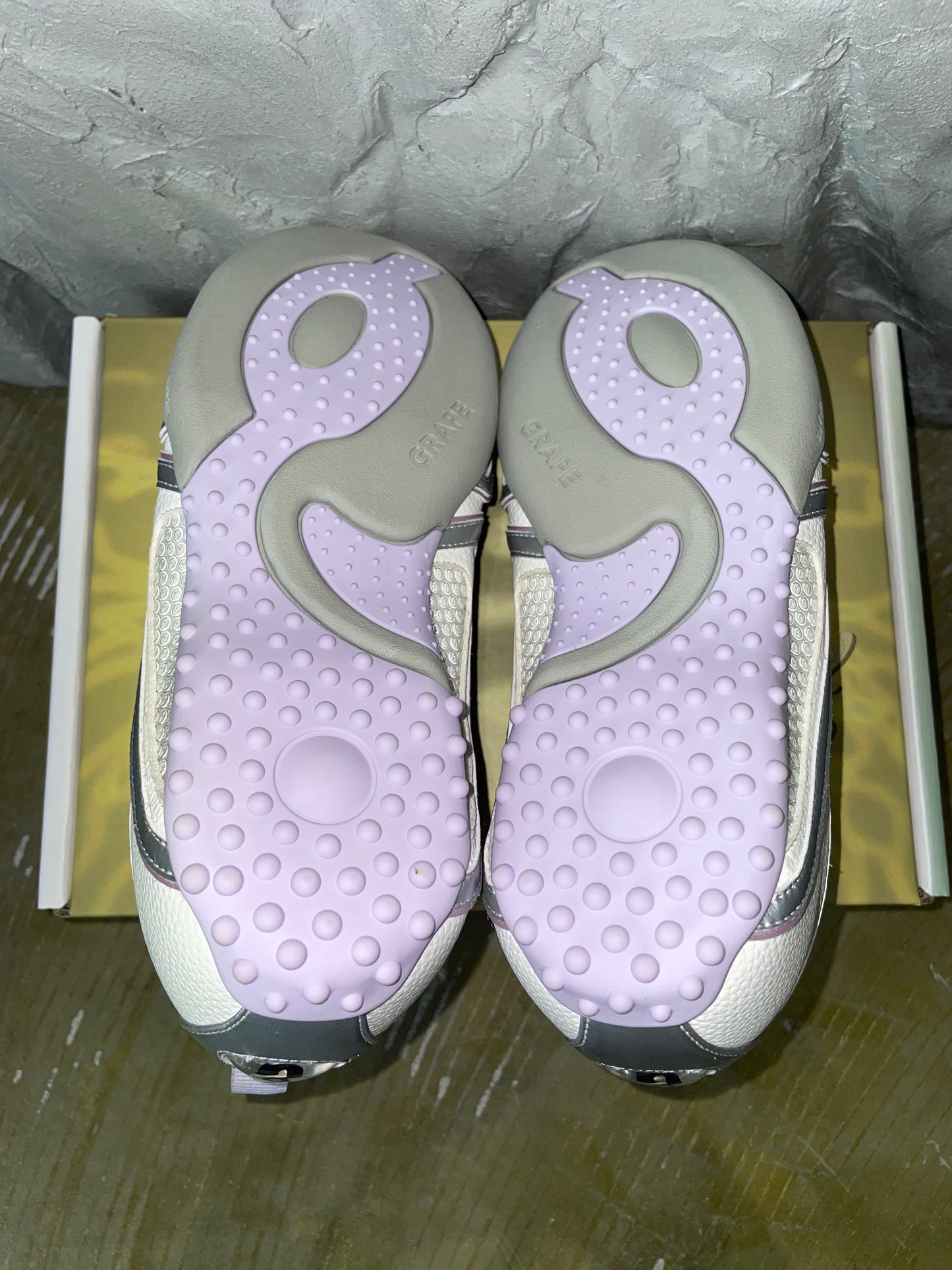 White Bow Basketball Shoes