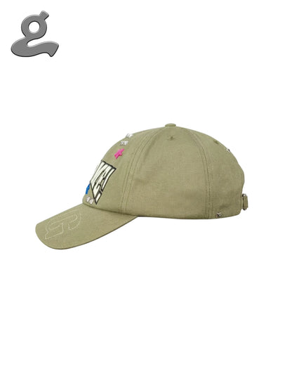 Star Stud Canvas Baseball Cap