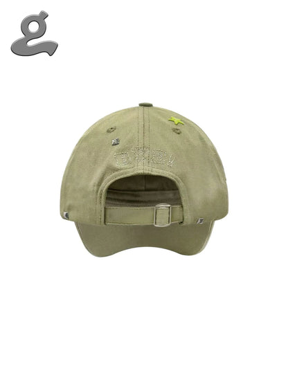 Star Stud Canvas Baseball Cap