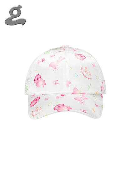 Printed Satin Cap