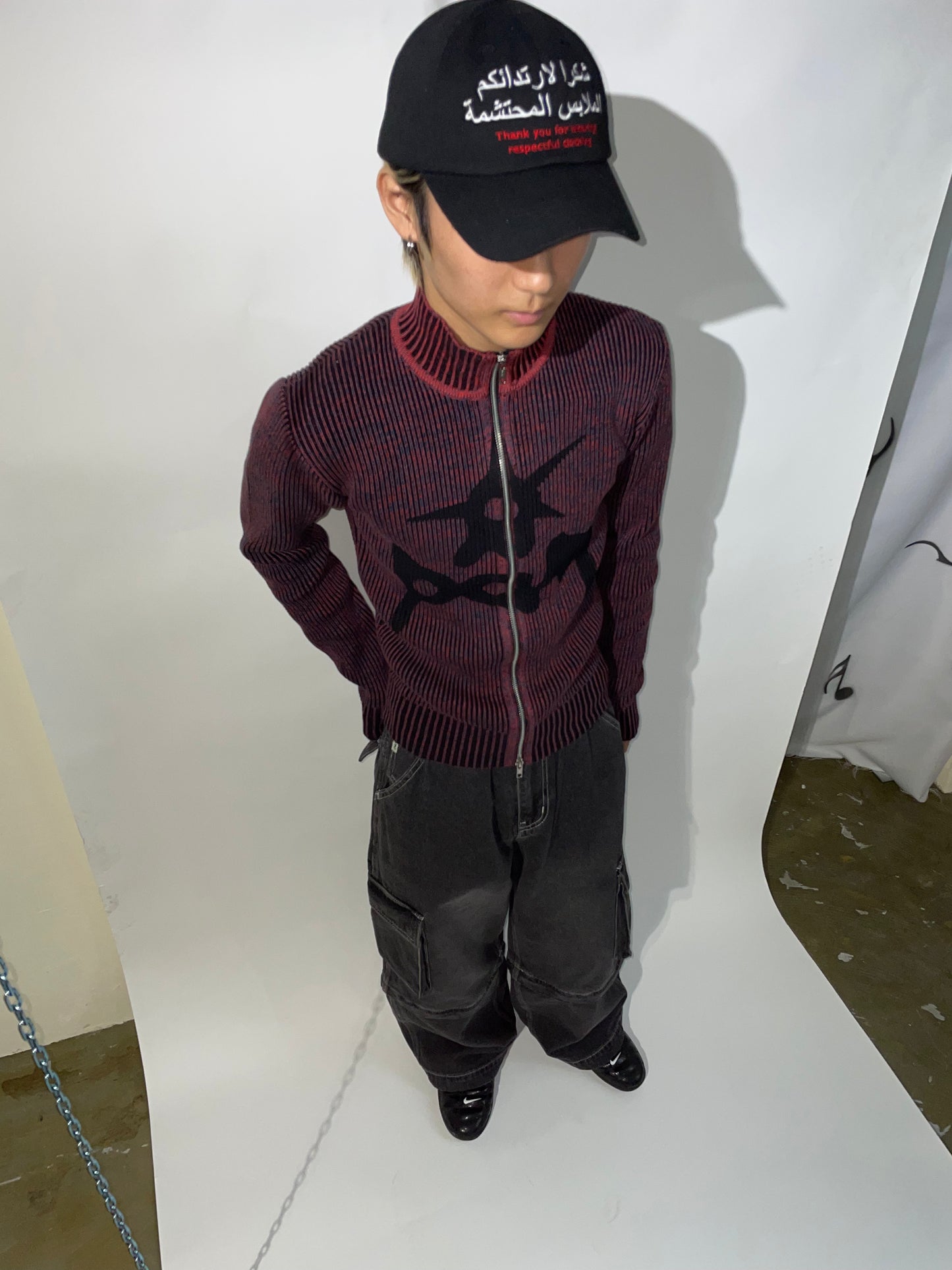 URCHIN STEADFAST ZIP THRU KNIT