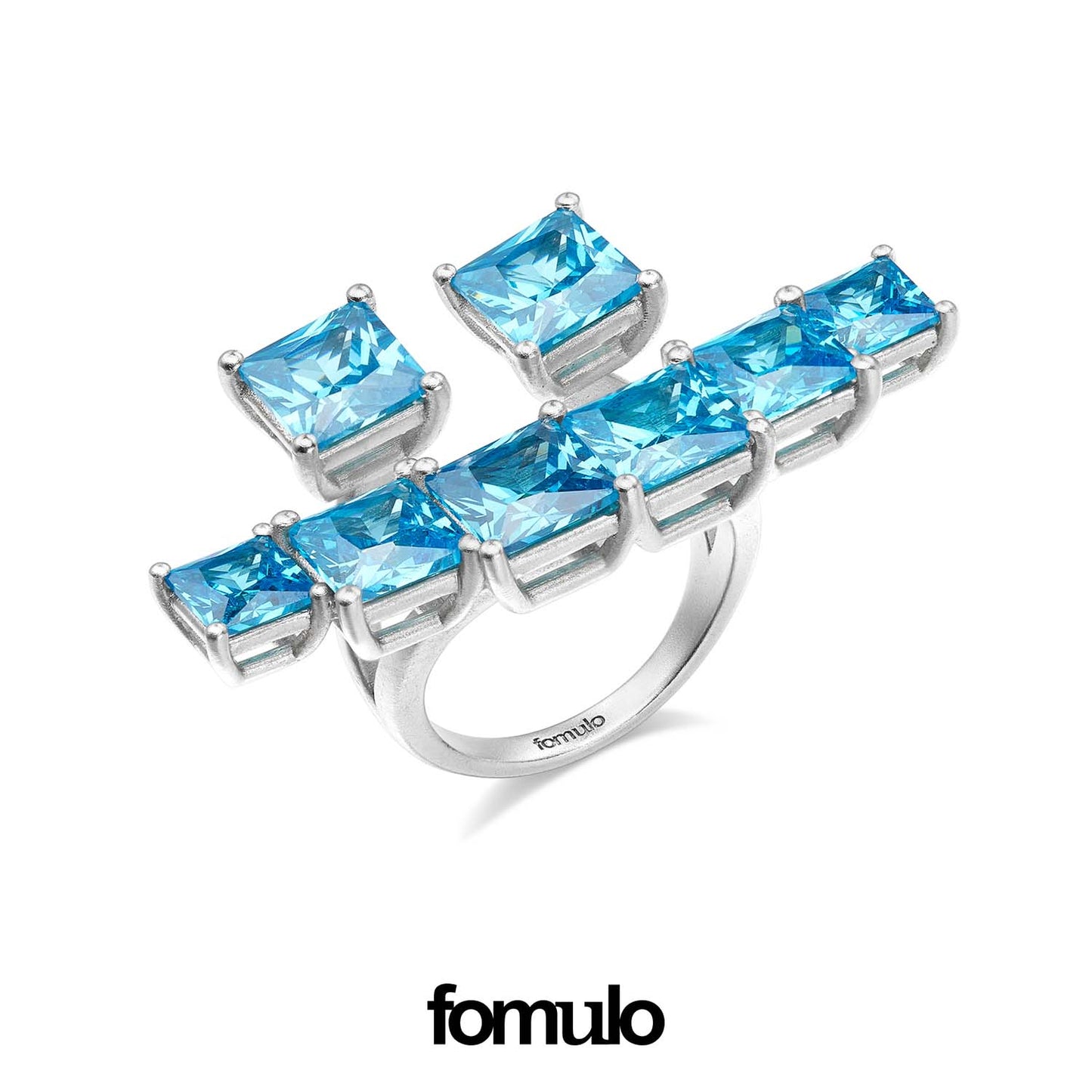fomulo pixel diamond emoticon ring happy