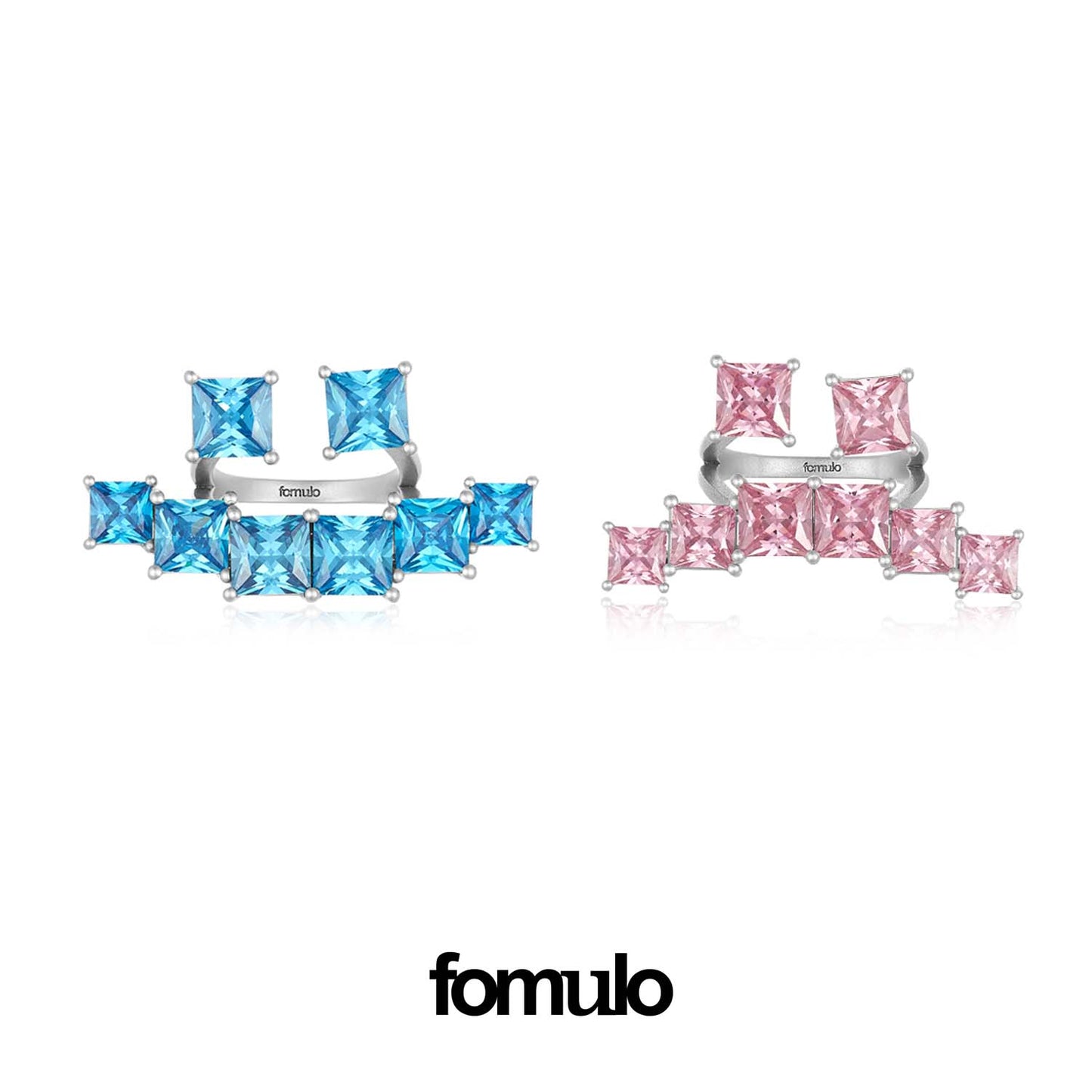 fomulo pixel diamond emoticon ring sad