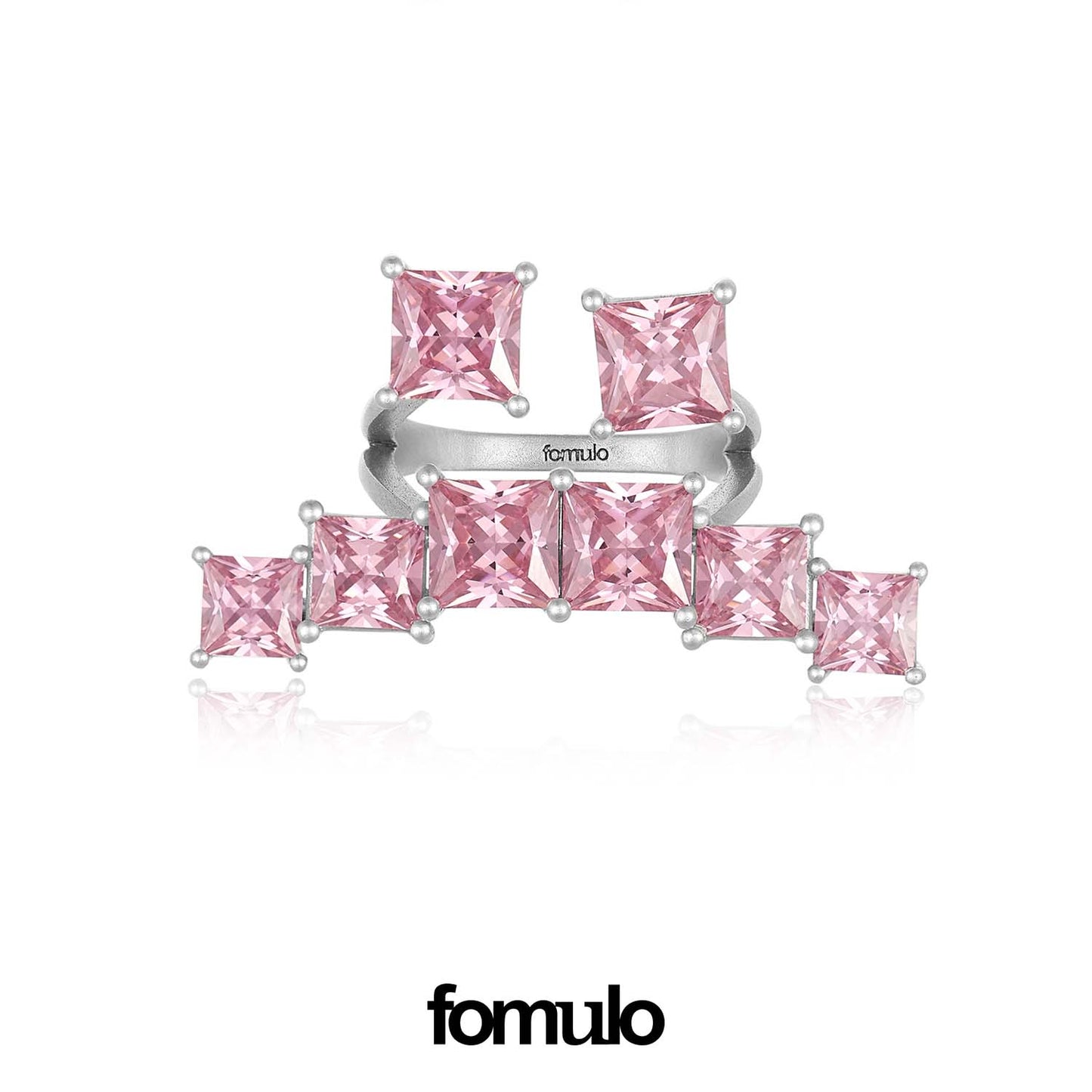 fomulo pixel diamond emoticon ring sad