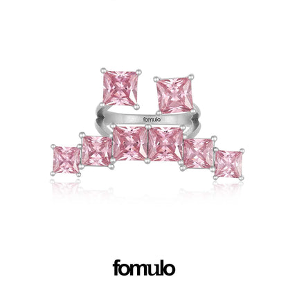 fomulo pixel diamond emoticon ring sad
