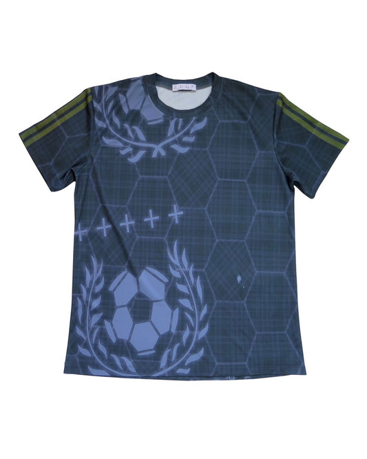 navy ball print t shirt