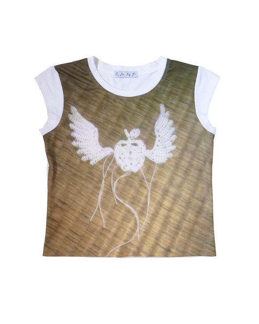 apple angel short sleeve top