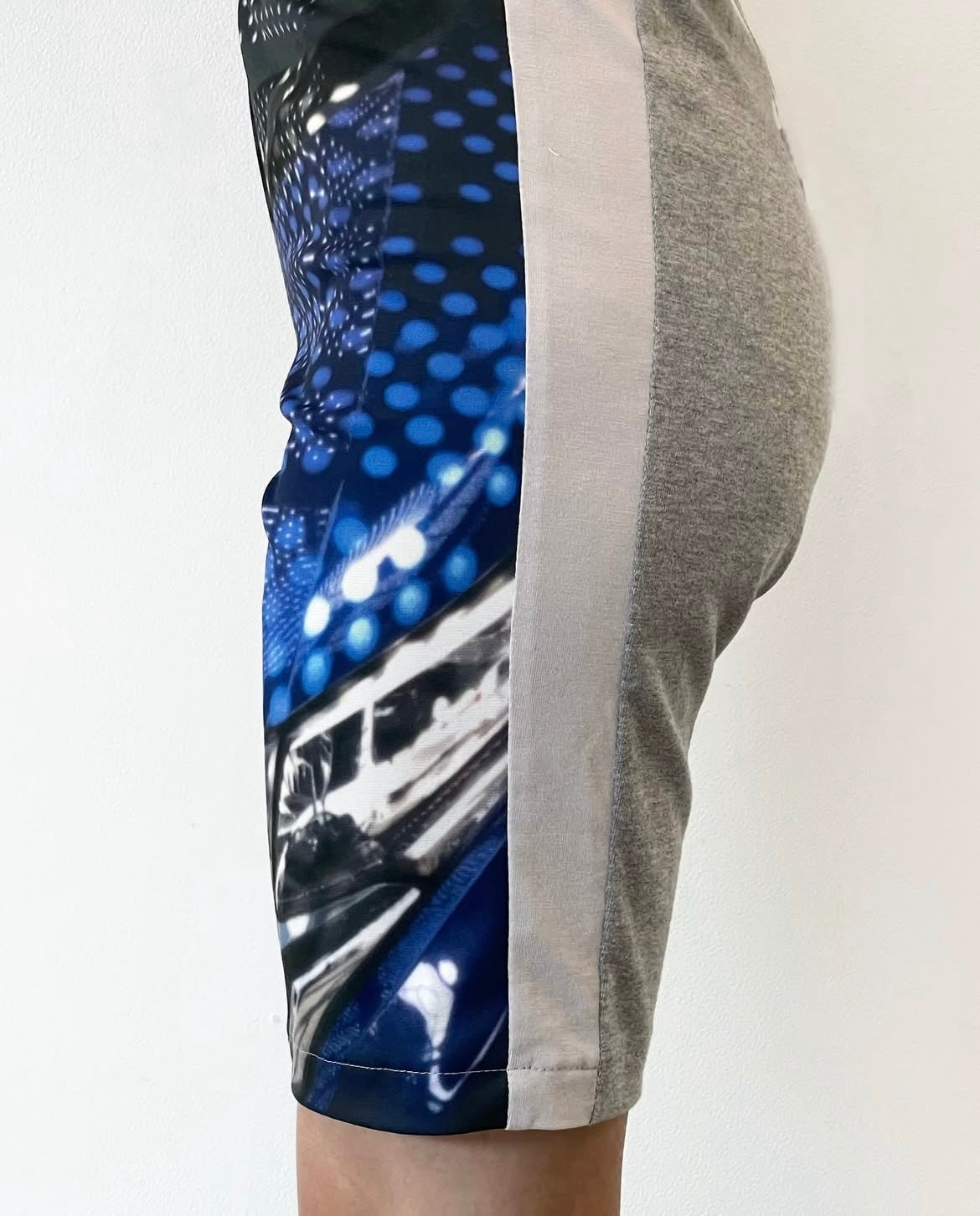 dot car print short pants