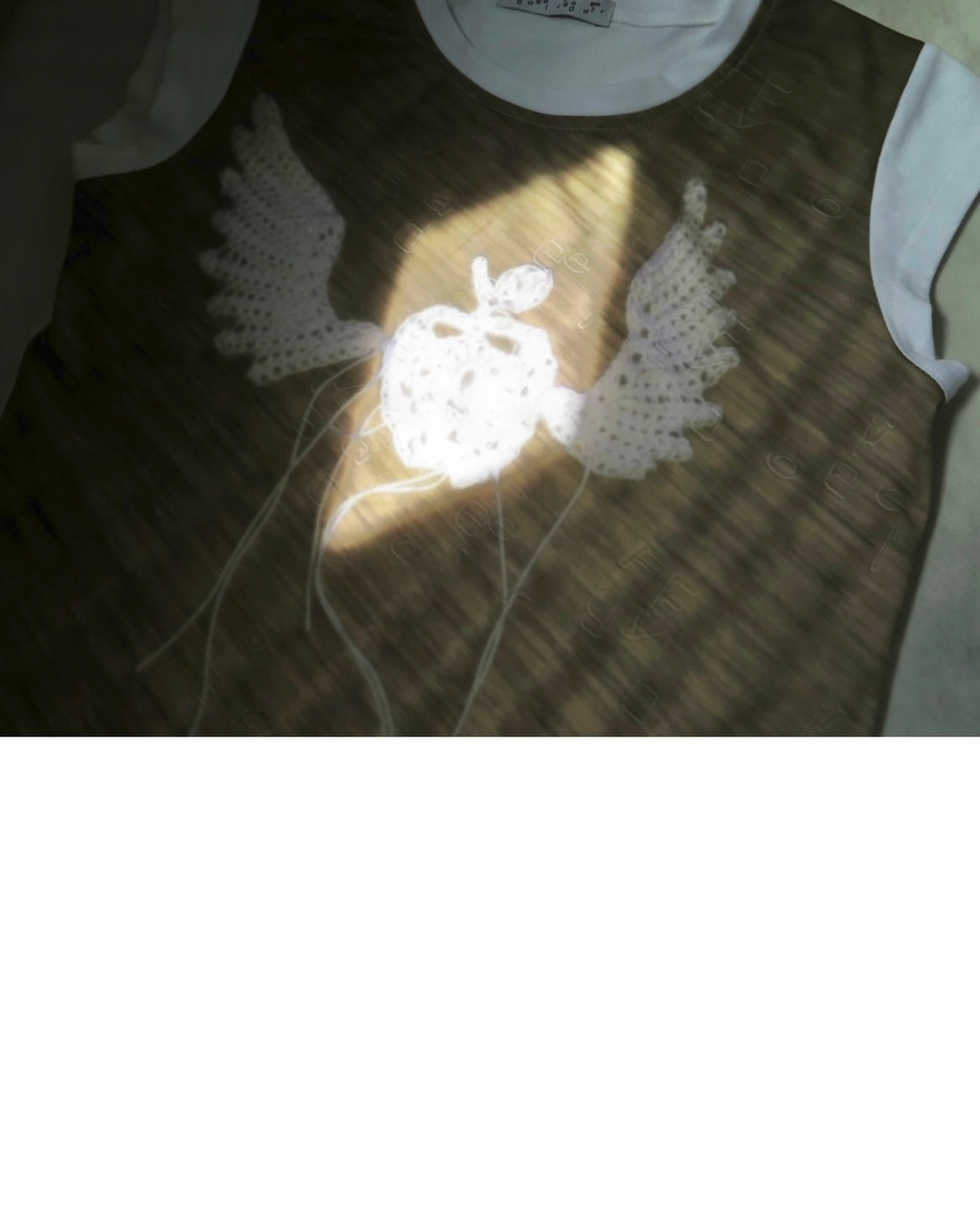 apple angel short sleeve top